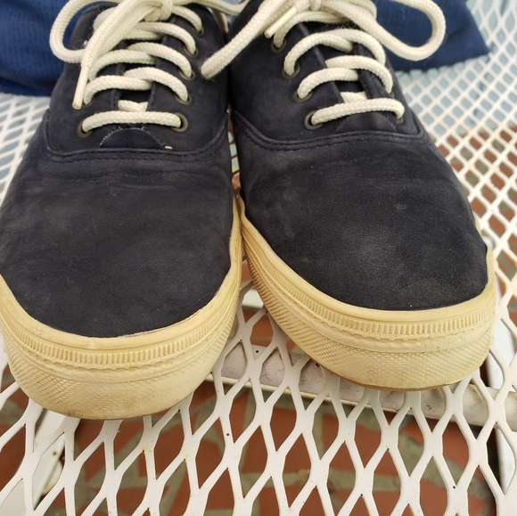 Late 1990s Navy Suede Lace-Up Keds. Good Condition - Picture 4 of 8